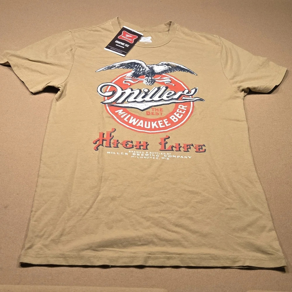 Miller high life eagle top cotton tshirt